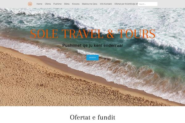 Tesseract theme site design template sample