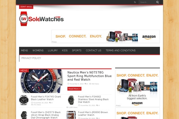 Site using Amzn plugin