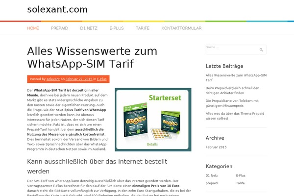 Patus theme site design template sample