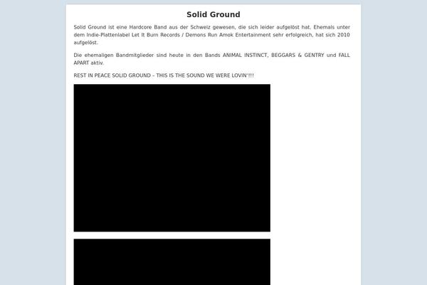 solid-ground.ch site used Lestandard