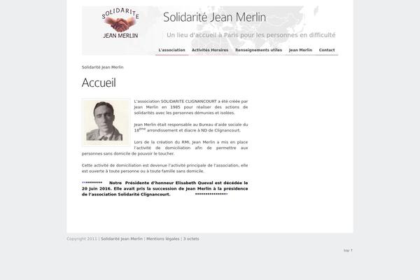 solidaritejeanmerlin.org site used BigFeature