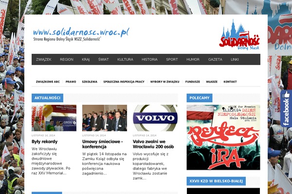 Site using Soslider-social-slider plugin