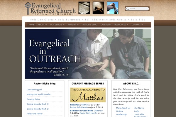 Site using Sermon Manager plugin