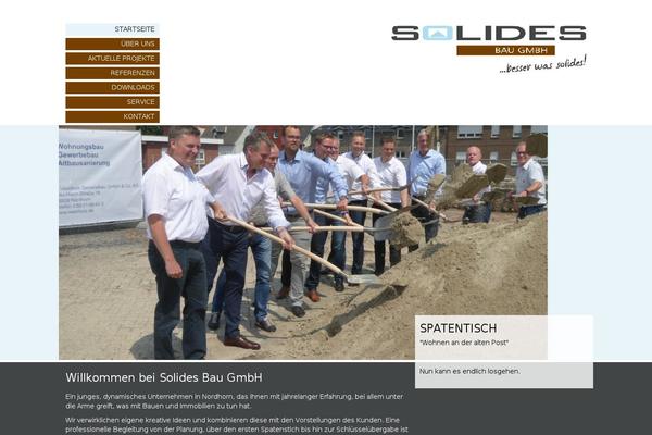 solides-bau.de site used Solides-v1