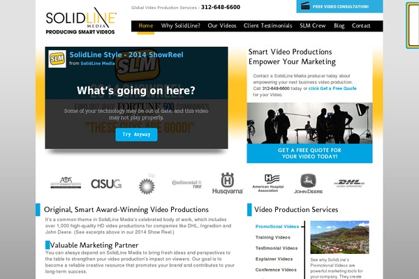 solidlinemedia.com site used Slm