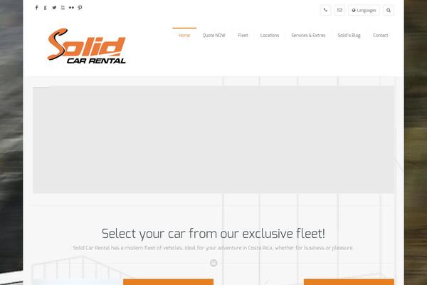 Falco theme site design template sample