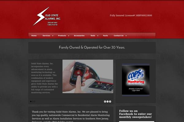 Breakout theme site design template sample