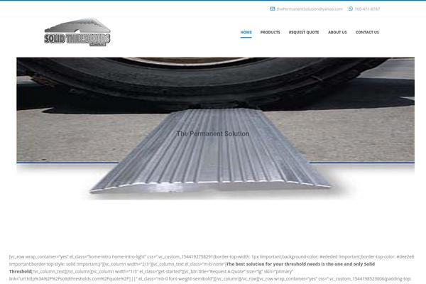Porto theme site design template sample