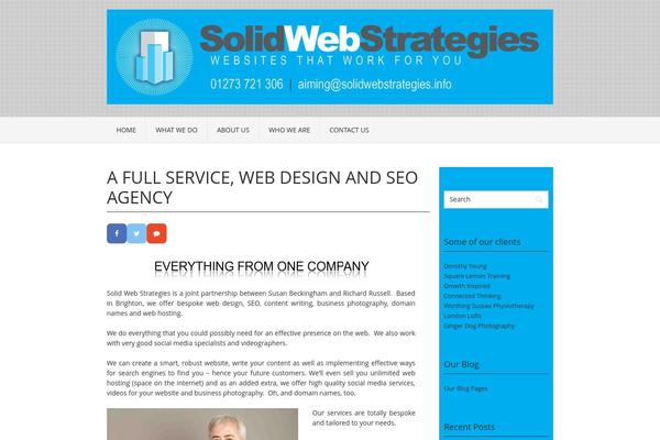 Vortex theme site design template sample