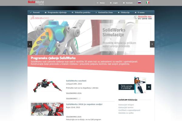 Alpha theme site design template sample