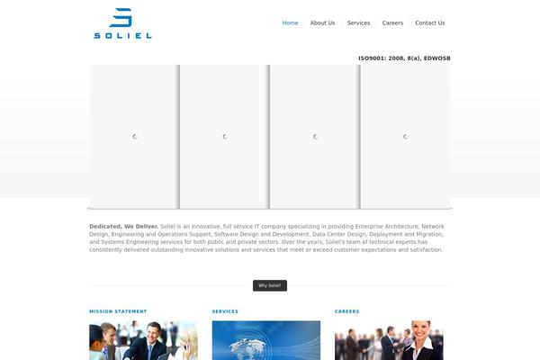 Corona theme site design template sample