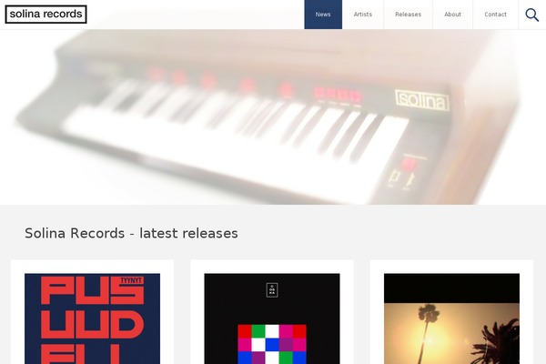solinarecords.com site used Radiate-child