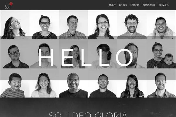Jarvis theme site design template sample