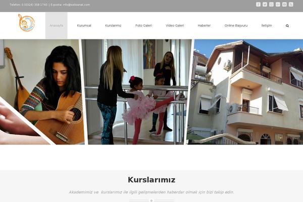 solisanat.com site used Zerif Lite