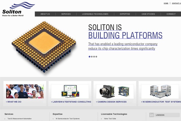 solitontech.com site used UX
