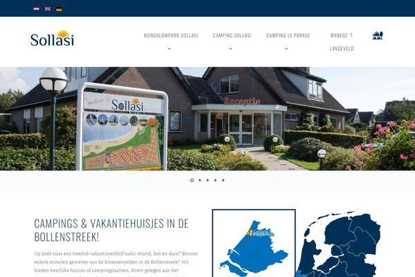 Generatepress_child theme site design template sample
