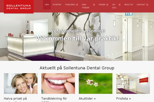 sollentunadentalgroup.se site used Addad-client