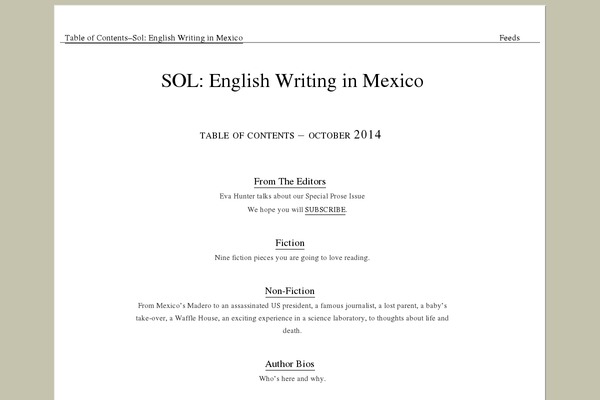 solliterarymagazine.com site used Doc