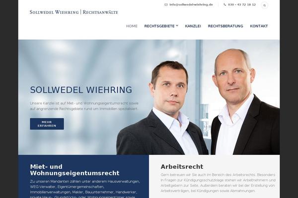 Site using Gdlr-lawyer plugin