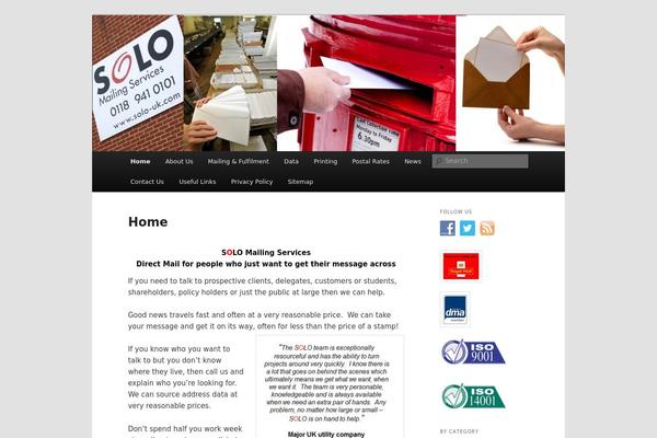 Site using WordPress Content Slide plugin