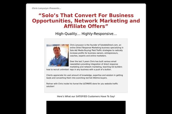 Sales Press Pro theme site design template sample