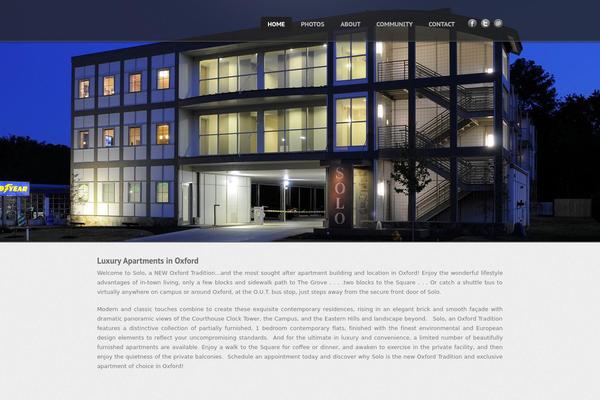 Momento theme site design template sample