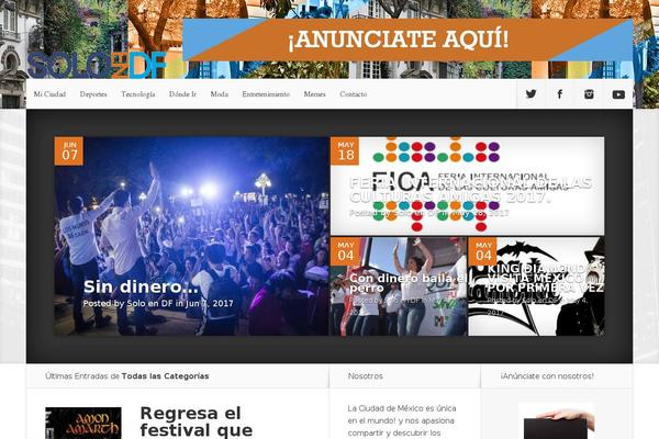 Site using Top 25 Social Icons plugin