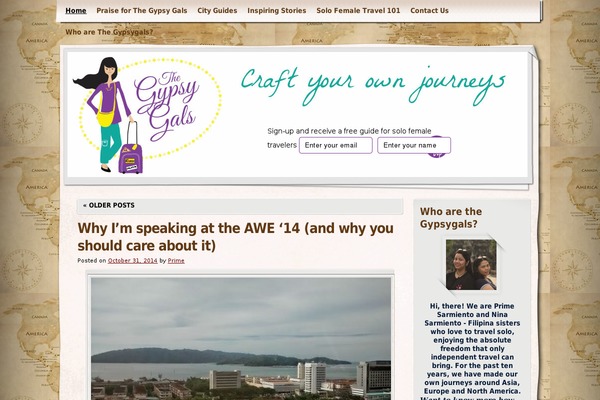 Adventure Journal theme site design template sample