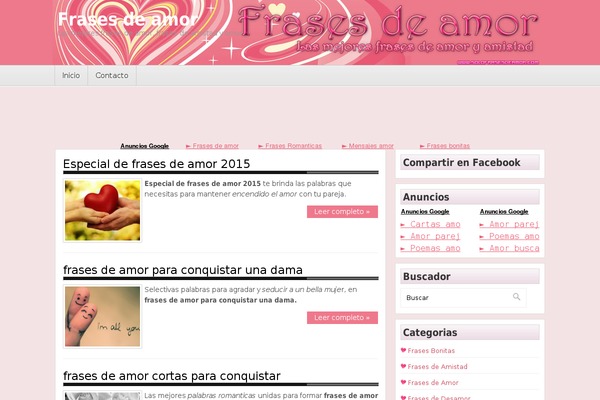 solofrasesdeamor.com site used Amor