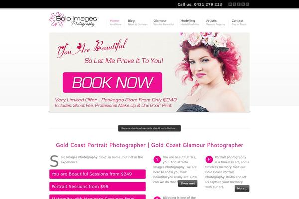 Corona theme site design template sample