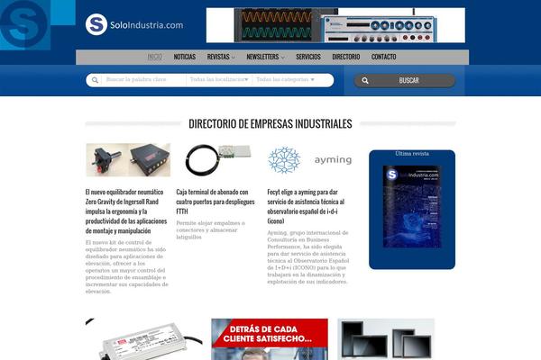 Directory theme site design template sample