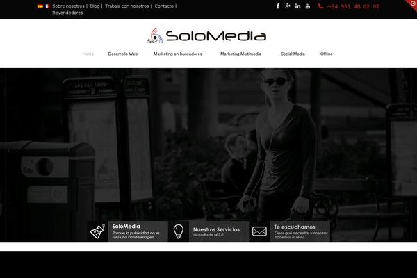 Quezal theme site design template sample