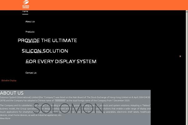 solomon-systech.com site used Solomon-systech