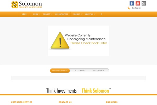 Solomon theme site design template sample