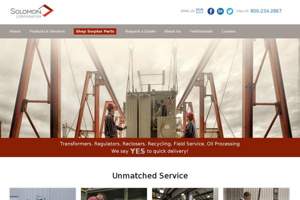 solomoncorp.com site used Solomon