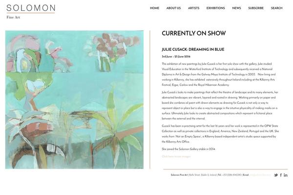 solomonfineart.ie site used Solomon