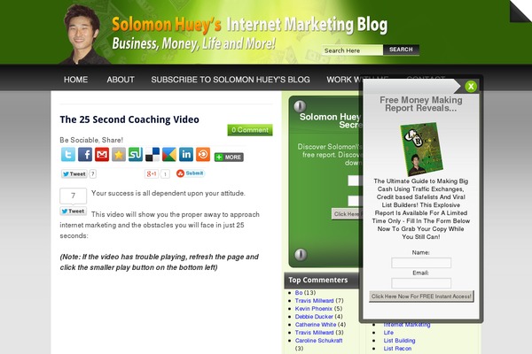 Solomon theme site design template sample