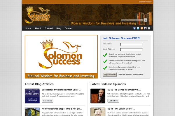 solomonsuccess.com site used Hartman