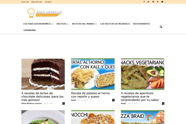 solorecetas.com site used Astra Child
