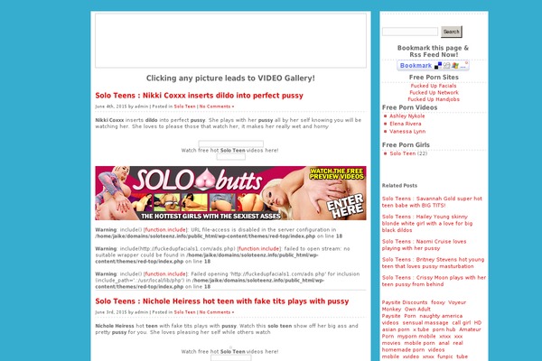 Red-top theme site design template sample