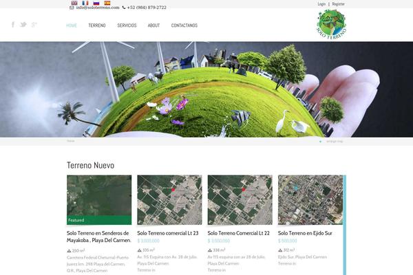 Wp Estate theme site design template sample