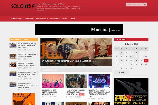 Allegro theme site design template sample