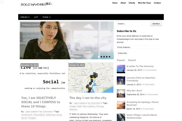 solowandergirl.com site used Yourself-pro