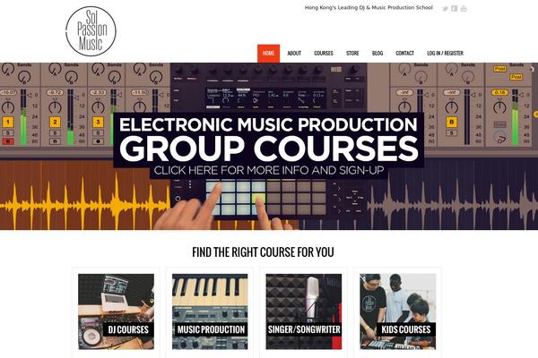 Lucidpress theme site design template sample