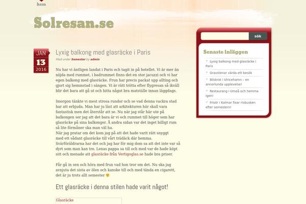 Bloggable theme site design template sample