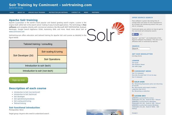 Fluid Blue theme site design template sample