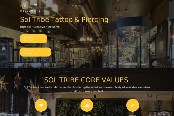 Site using Codeless-page-builder plugin
