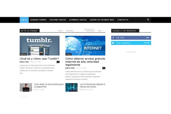 Site using Td-newsletter plugin