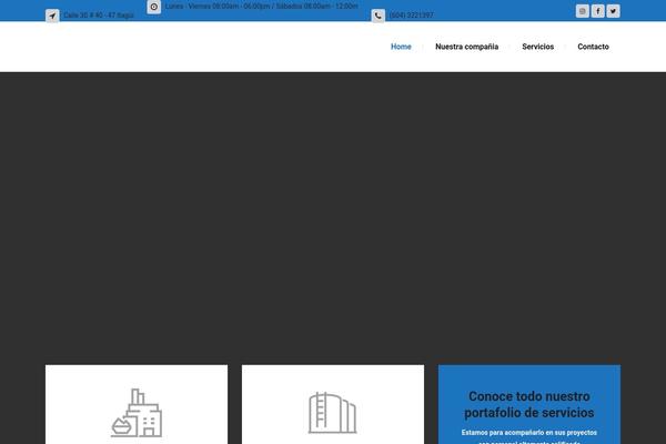 Bridge theme site design template sample