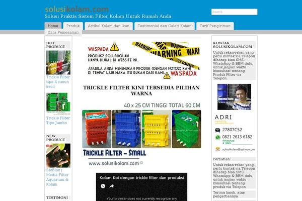 Site using Lead Call Buttons plugin
